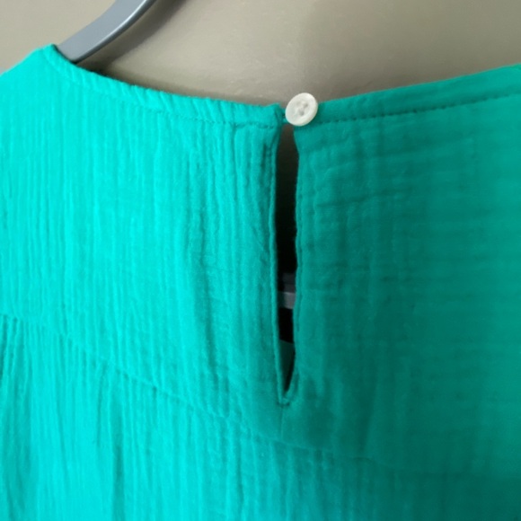 NWT J. CREW Bright Seafoam Green Mini Cotton Gauze Dress Size 4 ••SOLD OUT•• - Picture 6 of 8